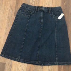 Talbots Denim Skirt